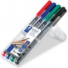 Staedtler Lumocolor permanent Marqueur permanent 4 couleurs