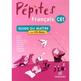 Français CE1 Pépites - Guide du maître avec 1 Cédérom