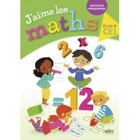 J'aime les Maths CE1, cycle 2 - Grand Format Edition 2017