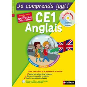 Anglais CE1 - cours + exercices + audio - Je comprends tout - conforme au programme de CE1