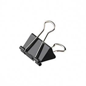 Sachet De 6 Pinces A Dessin Double Clip Metal 32MM Noir