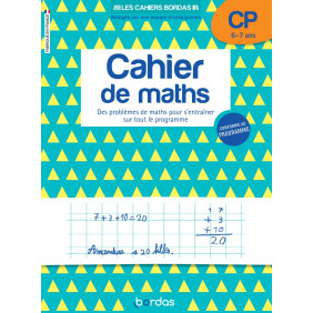 Cahier de maths CP 6 - 7 ans - Des problèmes de maths pour s'entraîner sur tout le programme - Grand Format
