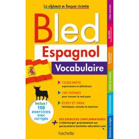Bled Espagnol vocabulaire - Grand Format