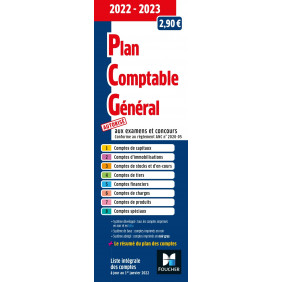 Plan comptable général Edition 2022-2023