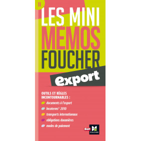 Les mini mémos Foucher - Export avec Incoterms