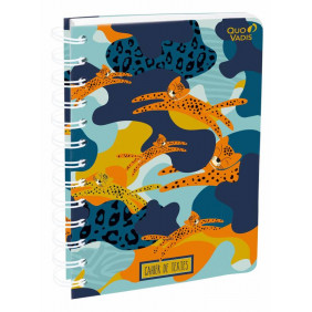 Cahier de textes spiralé Animascot couleurs assorties