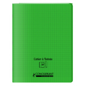 Cahier à rabats 24x32 - 48 pages - Séyès - Polypro