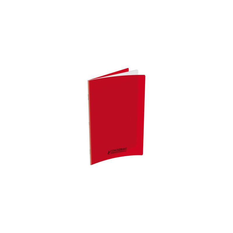 Cahier Rouge - 24x32cm - Grands Carreaux - 96 pages