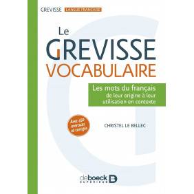 Le Grevisse vocabulaire  - Grand Format