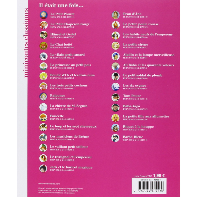 Minicontes classiques : La petite fille aux allumettes - Dès 3 ans