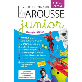 Le dictionnaire Larousse junior 7 - 11Ans - Grand Format