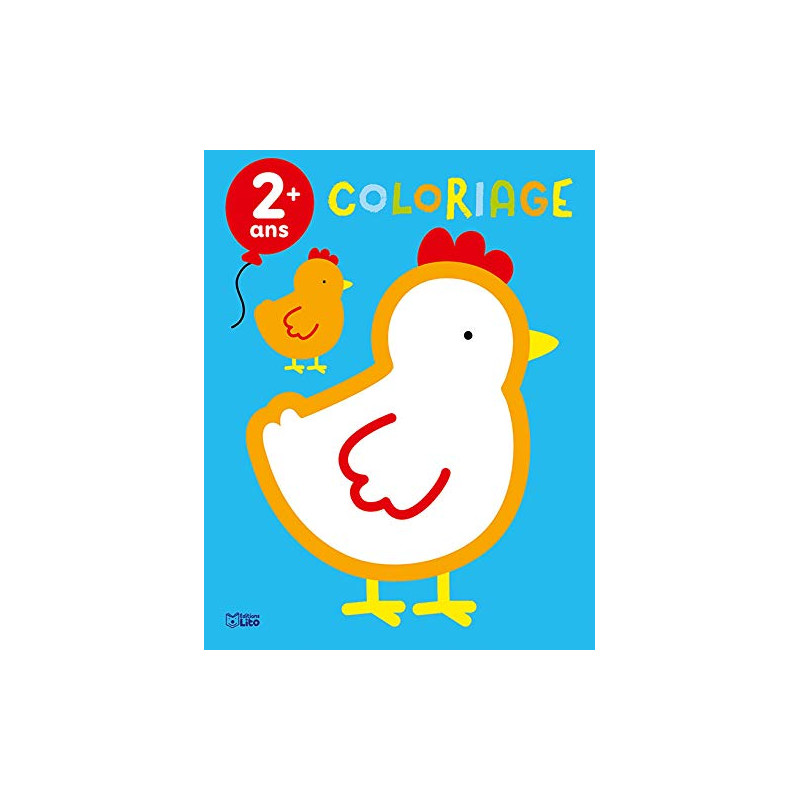Mon premier bloc de coloriage: Les animaux de la ferme - Dès 2 ans
