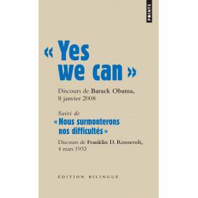 Yes we can - Suivi de Nous surmonterons nos difficultés, Edition bilingue anglais-français - Poche