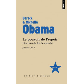 Le pouvoir de l'espoir - Discours de fin de mandat. Janvier 2017 - Poche Edition bilingue français-anglais