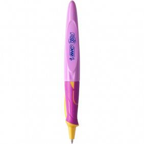 Stylo bille d'apprentissage rose - encre bleue