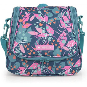Gabol Porte-Aliments Thermique Brisa, Sac à goûter Mixte Enfant, Turquoise, M