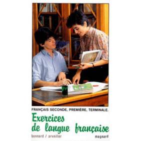 Exercices de langue française: [2de, 1re, terminale Broché
