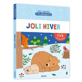 Joli hiver - 144 coloriages - Grand Format Dès 3 ans