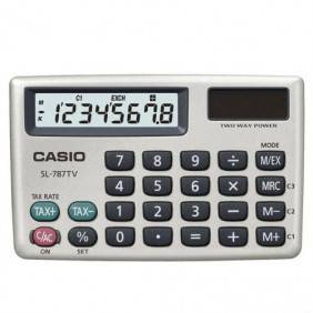 Calculatrice portable Casio - 8 chiffres, solaire et batterie