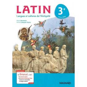 Latin 3e - Langues et cultures de l'Antiquité Edition 2018 - Grand Format