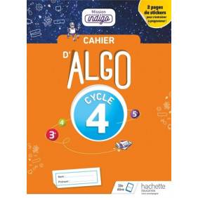 Cahier Algo 5e Cycle 4 Mission indigo - Grand Format Edition 2018