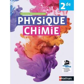 Physique Chimie 2de Sirius - Grand FormatEdition 2019