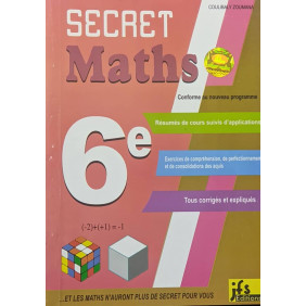 Secret maths 6ème - résumés cours + exos