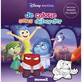 Je colorie sans déborder les émotions avec Disney Vice-versa - Grand Format