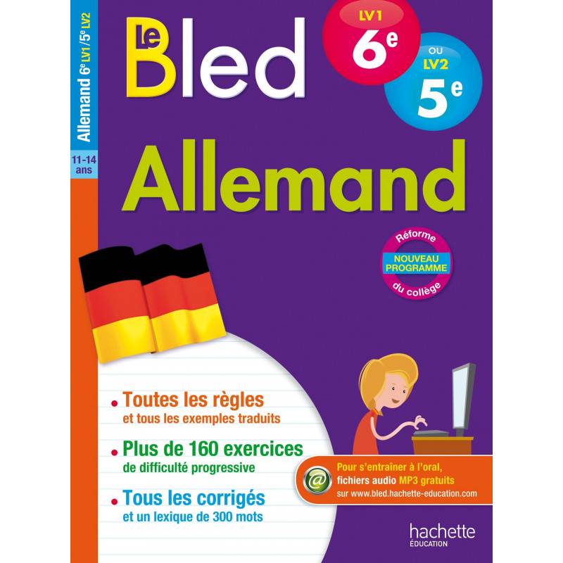 Allemand 6e LV1 ou 5e LV2 Le Bled - Grand Format - Edition 2016