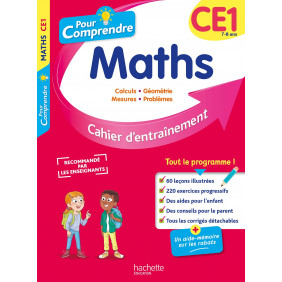 Pour Comprendre Maths CE1 - Grand Format - De 7 à 8 ans