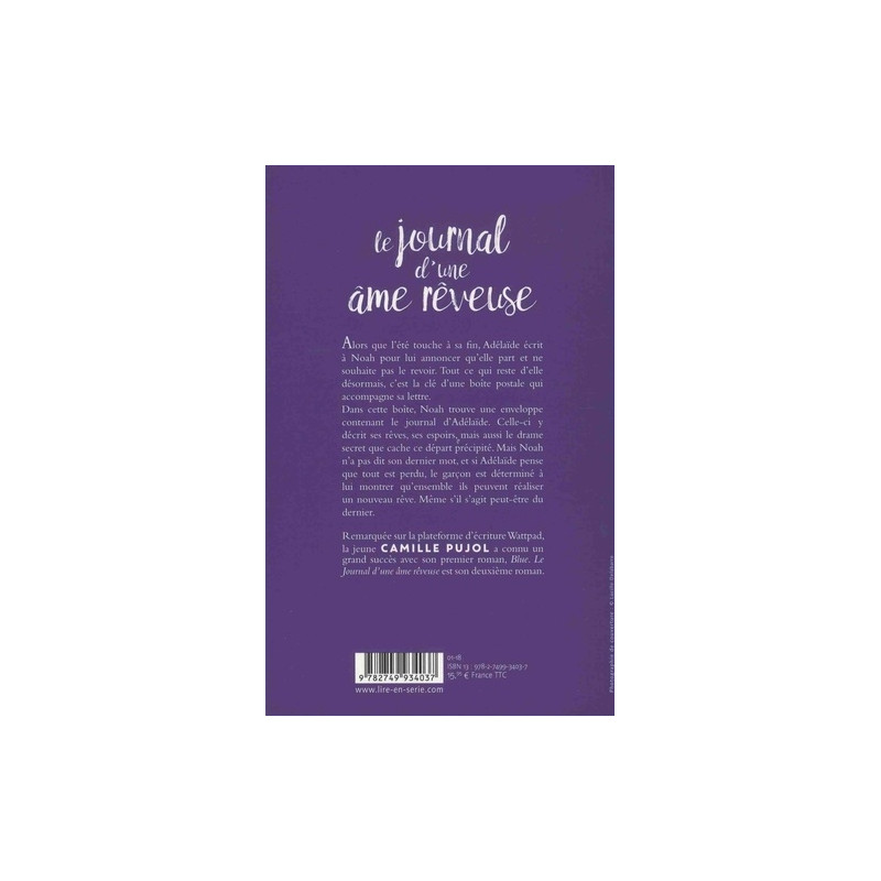 Le journal d'une âme rêveuse - Grand Format