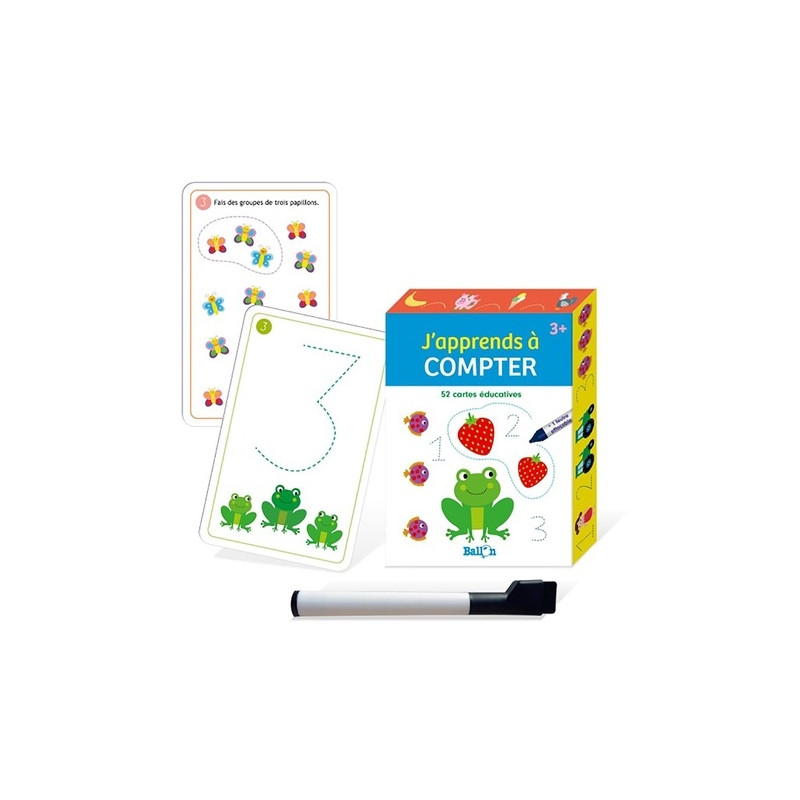 Jeu Éducatif J'Apprends À Compter - Apprendre Calculer Avec Carte Tigre