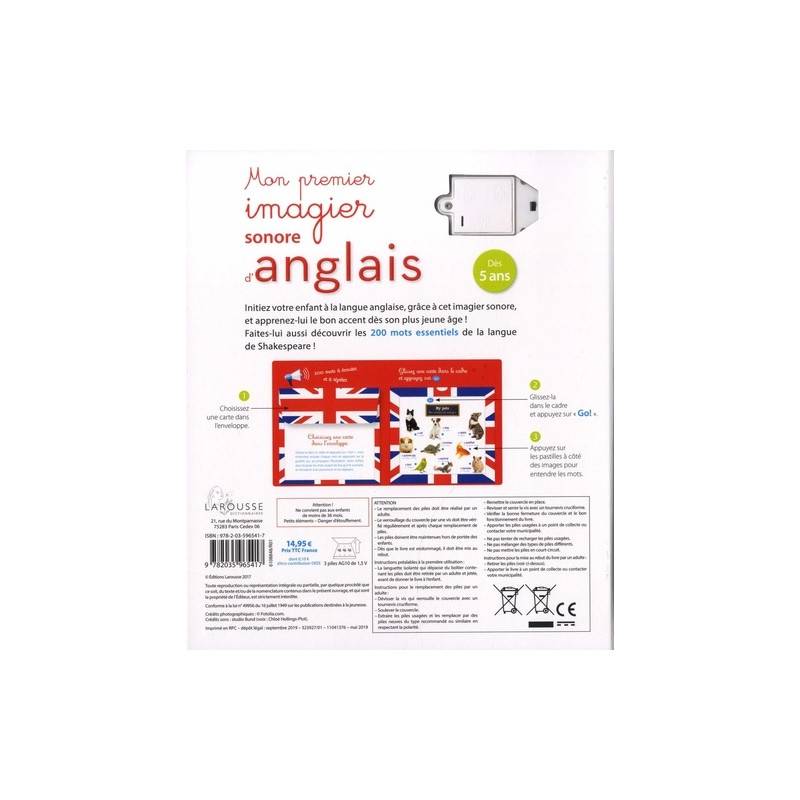 Mon premier imagier sonore d'anglais - Grand Format
Edition en anglais