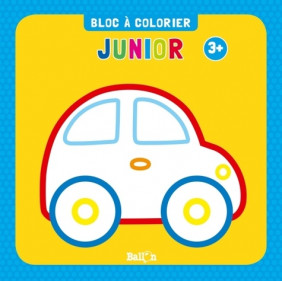 Bloc à colorier junior dès 3 ans (voiture) 3 - 5 ans