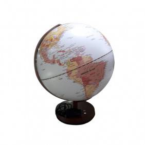 Globe lumineux 30cm blanc matt/pays past
