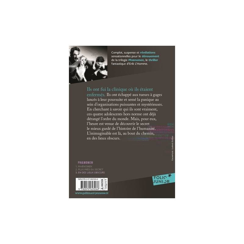 Phaenomen en des lieux obscurs - Poche 0 - 18 ans