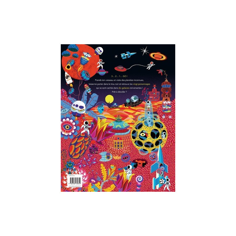 Cachés dans l'espace - Cherche et trouve - Album 3 - 5 ans