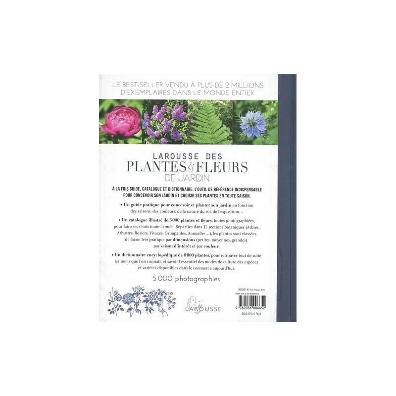 Larousse des plantes et fleurs de jardin - Grand Format