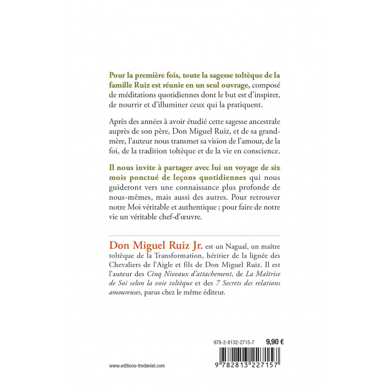 Méditations quotidiennes sur la voie toltèque - Grand Format