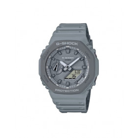 Montre Homme Casio G-Shock GA-2110ET-8ADR - Bracelet Gris En Silicone - Résistance à l'eau 200 Mètres