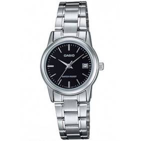 Montre-Bracelet Femme - Casio LTP-V002D-1AUDF - Bracelet Gris en Acier Inoxydable