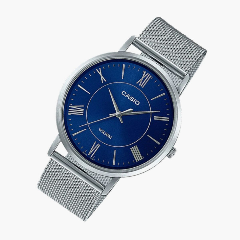 Montre Homme Casio Collection MTP-B110M-2AVDF - Bracelet en Acier Inoxydable - Résistance à l'eau 50 mètres