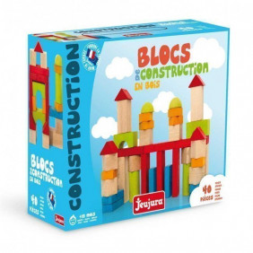 Blocs construction-40 pièces A partir de 18 mois