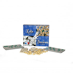 Coffret dominos+Loto 96 Cartes Dès 7 ans