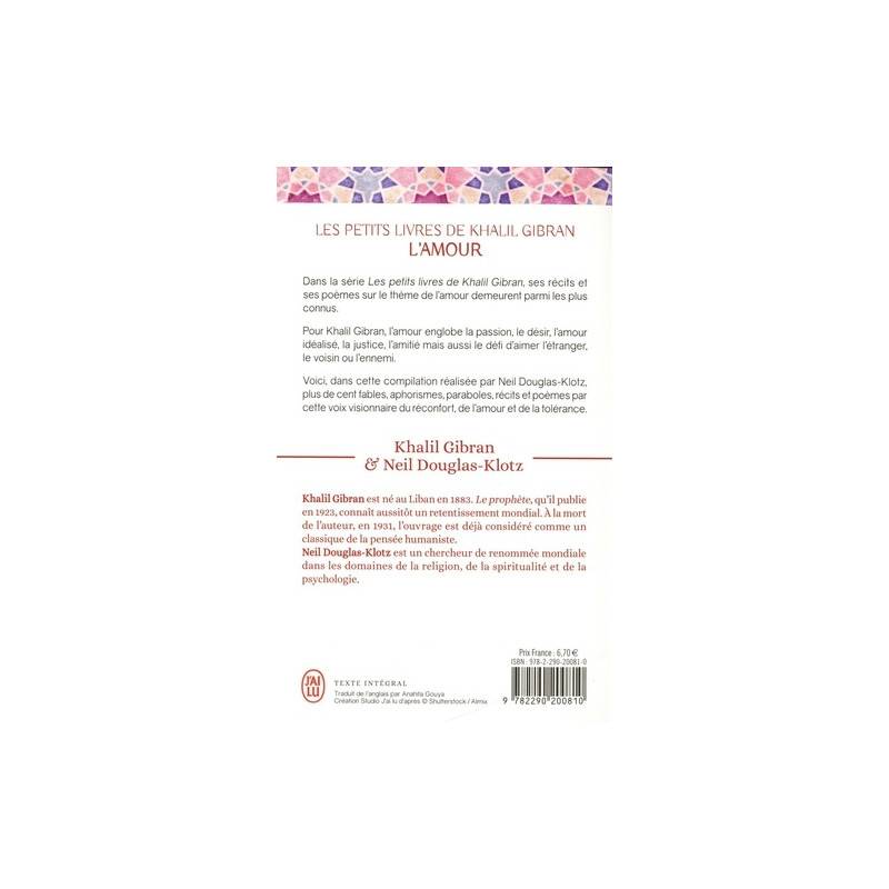 Les petits livres de Khalil Gibran - L'Amour - Poche