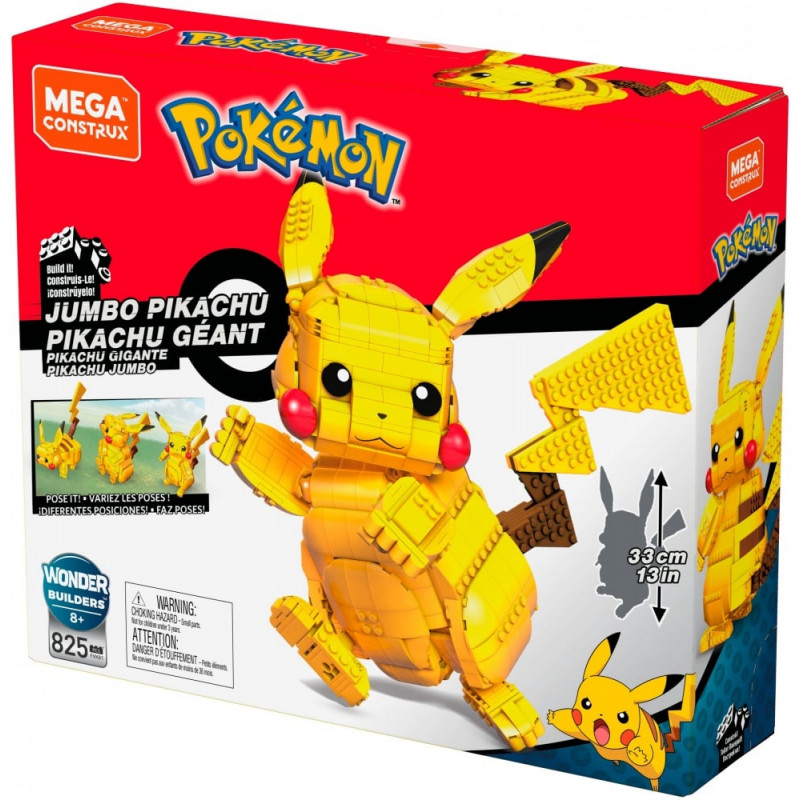 Mega Construx - Pokémon Pikachu Géant - Briques de construction - Dès 8 ans