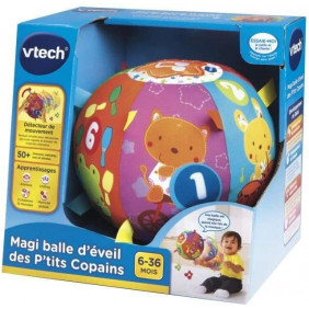 Vtech - 166105 - Jouet Musical - Magi Balle D'éveil Des P'tits Copains - Version FR - Dès 6 mois