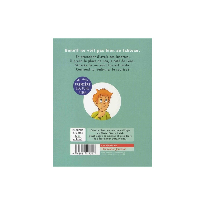Le club des DYS - Poche -Les lunettes de Benoît - Adapté aux dys 0 - 9 ans