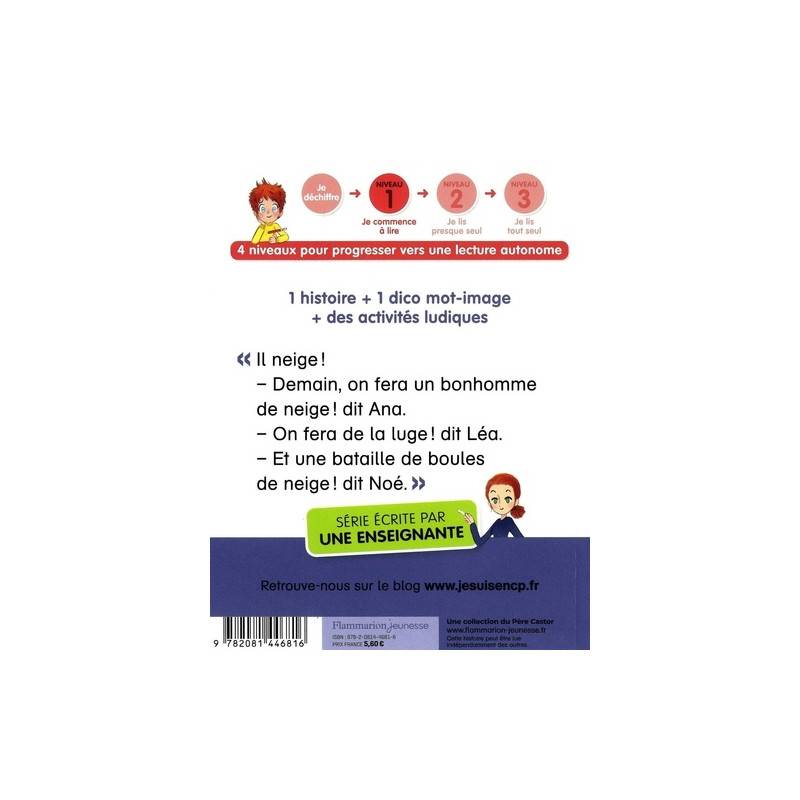 Je suis en CP Tome 23 - Poche - Il neige ! 6 - 9 ans