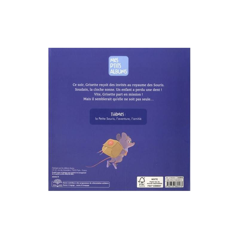 Grisette la Petite Souris part en mission - Album  3 - 5 ans